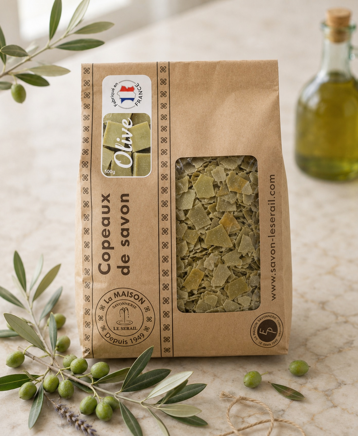Copeaux de Savon de Marseille — Olive