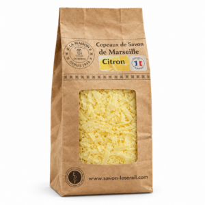 Copeaux de savon de Marseille Citron – 1 kg – Copeaux de Marseille