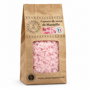 Copeaux de savon de Marseille Rose – 750 g – Copeaux de Marseille